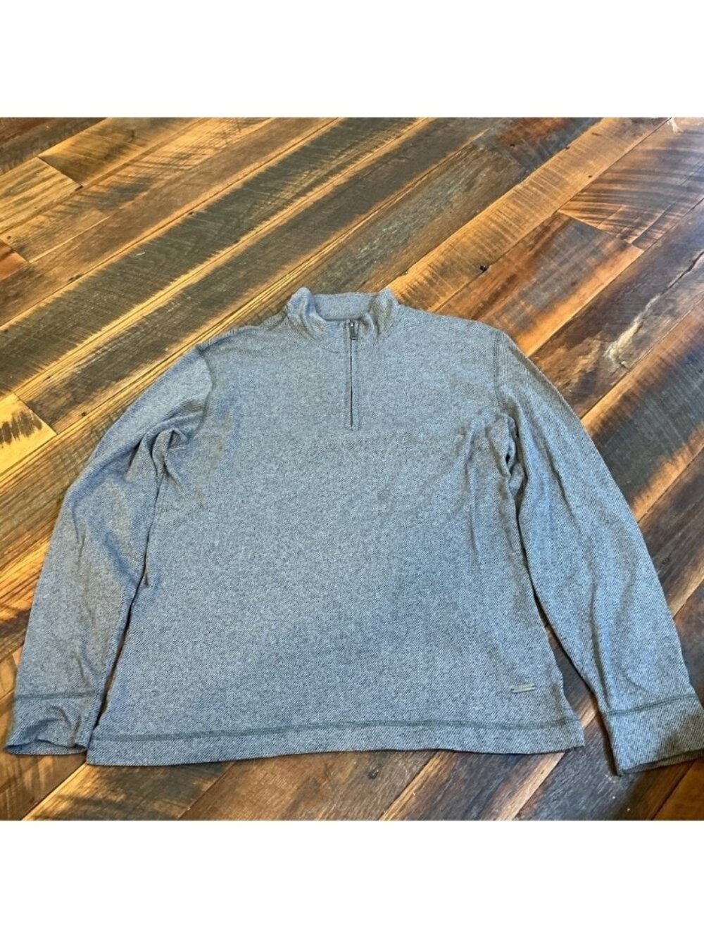 Rodd & Gunn Men’s Gray 1/4 Zip Pullover Sweatshirt Size Large Cotton Blend